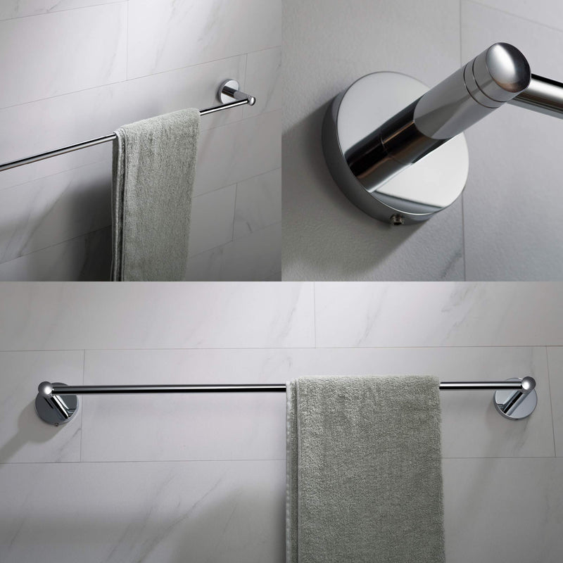 KRAUS Elie 24-inch Bathroom Towel Bar, Chrome Finish, KEA-18837CH