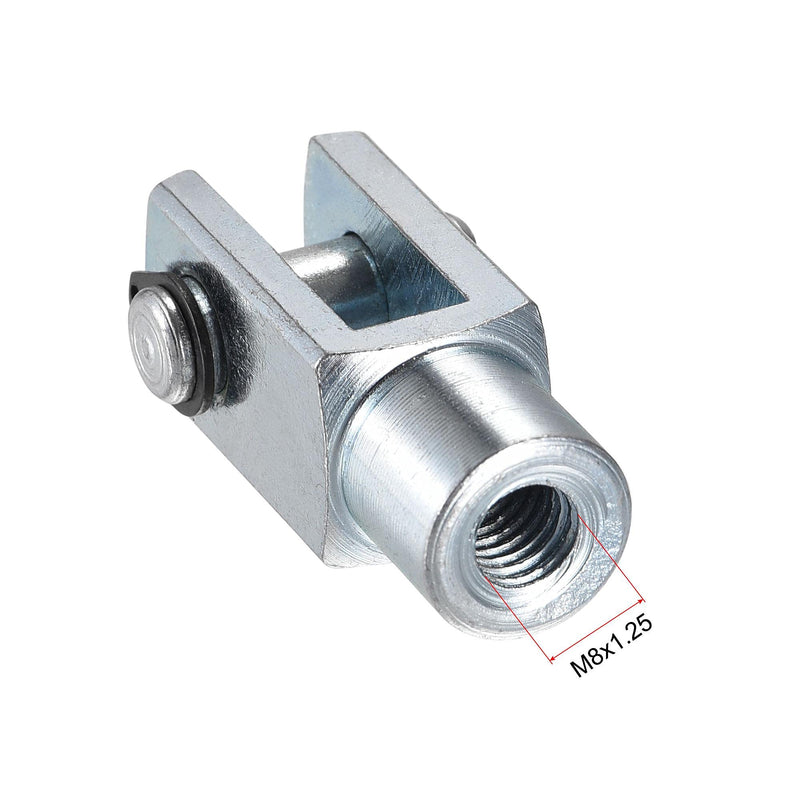 uxcell Air Cylinder Rod Clevis End 42mm Length M8x1.25 Female Thread Y Connector 2pcs M8x1.25mm - NewNest Australia