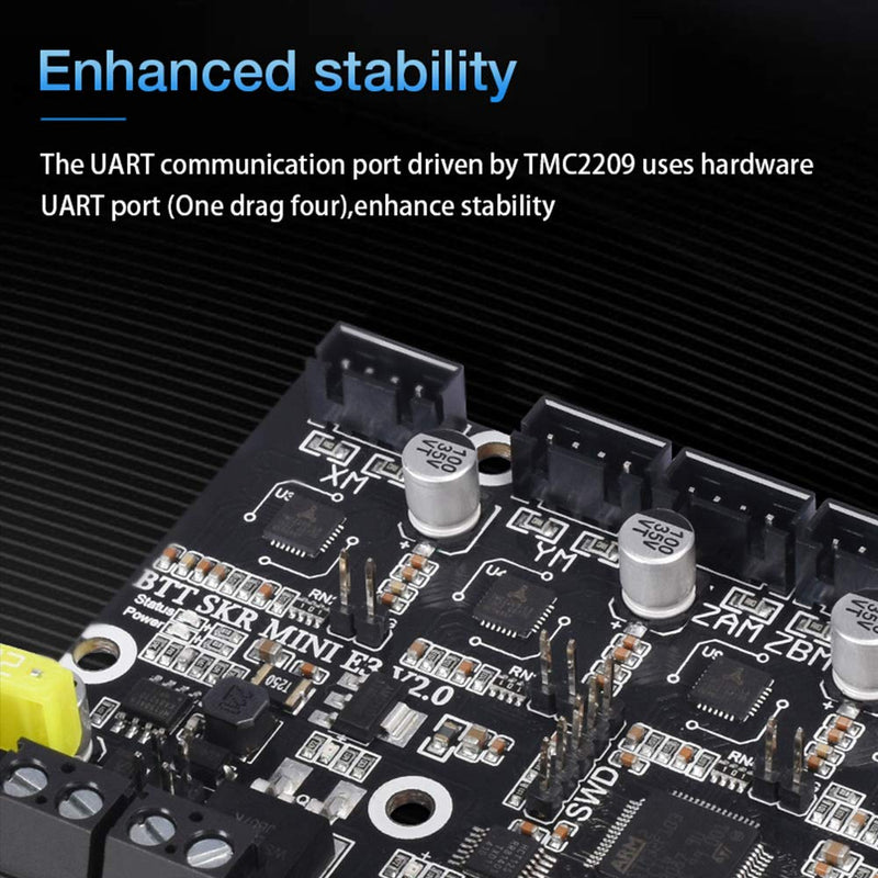 BIGTREETECH SKR Mini E3 V2.0 Control Board 32Bit Silent Motherboard Integrated with TMC2209 UART Stepper Motor Driver for Ender 3/V2/3 Pro Ender 5 3D Printer