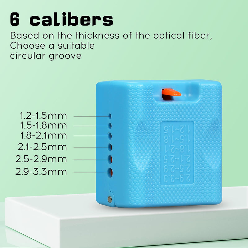 Loose tube buffer tube stripper A-1233 fiber optic mid span cable cutting tool longitudinal bundle stripping range 1.2-3.3mm Longitudinal bundle stripper Equipped with 12 spare blades