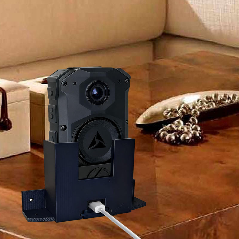 Body Worn Camera Charging Dock & Mount for Axon Body 3/4 BWC - Portable Docking Solution for Police Officers & Detectives,UPS-C Compatible.