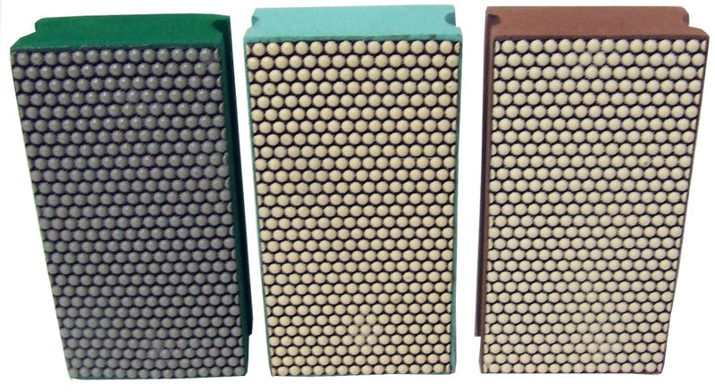 Diamond Hand Polishing Pads by Alpha - 7 Piece Kit