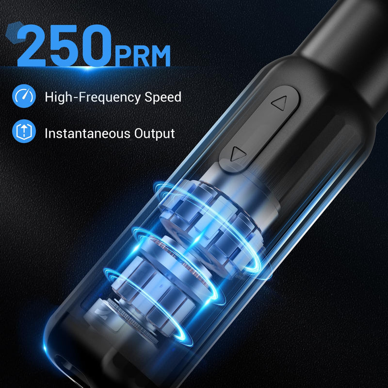 Electric Screwdriver Set,4V Cordless Rechargeable Screwdriver with 250 RPM Powerful Motor, USB-C, LED, 1 Drill Bit, 12 Bits for Furniture/Electrical Repairs
