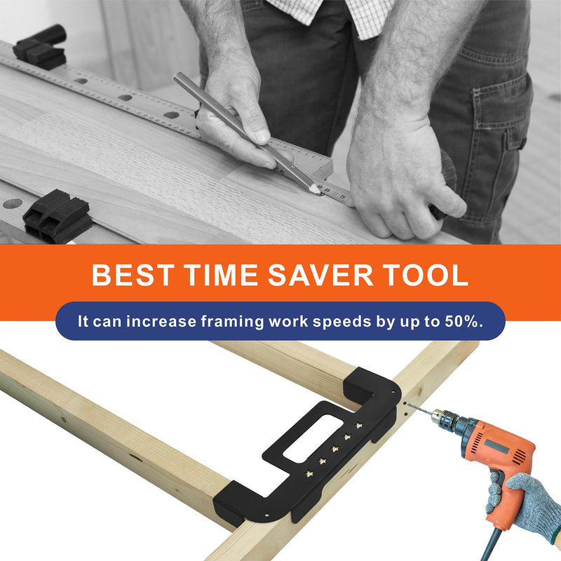 Framing Tools, 12 Inch Stud Layout Tool, Stud Framing Tool, 100% Stud Framing Spacing Tool, Precision Stud Layout Tool for home DIY projects, Frame Wall Precision Measurement Jig Tool 12Inch