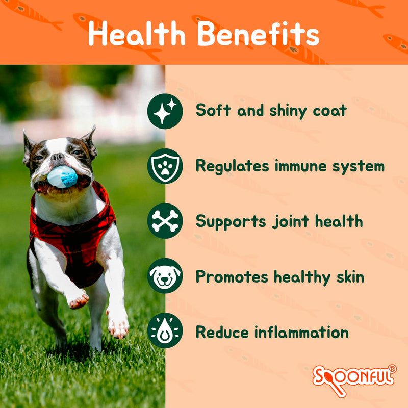 Spoonful Salmon Fresh - 100% Natural Wild-Caught Alaskan Salmon Oil – 220 mg Mini Softgel, 42 Mini Softgels | DHA, EPA & Natural Astaxanthin, Non-GMO, Sustainable, Made in USA (42)