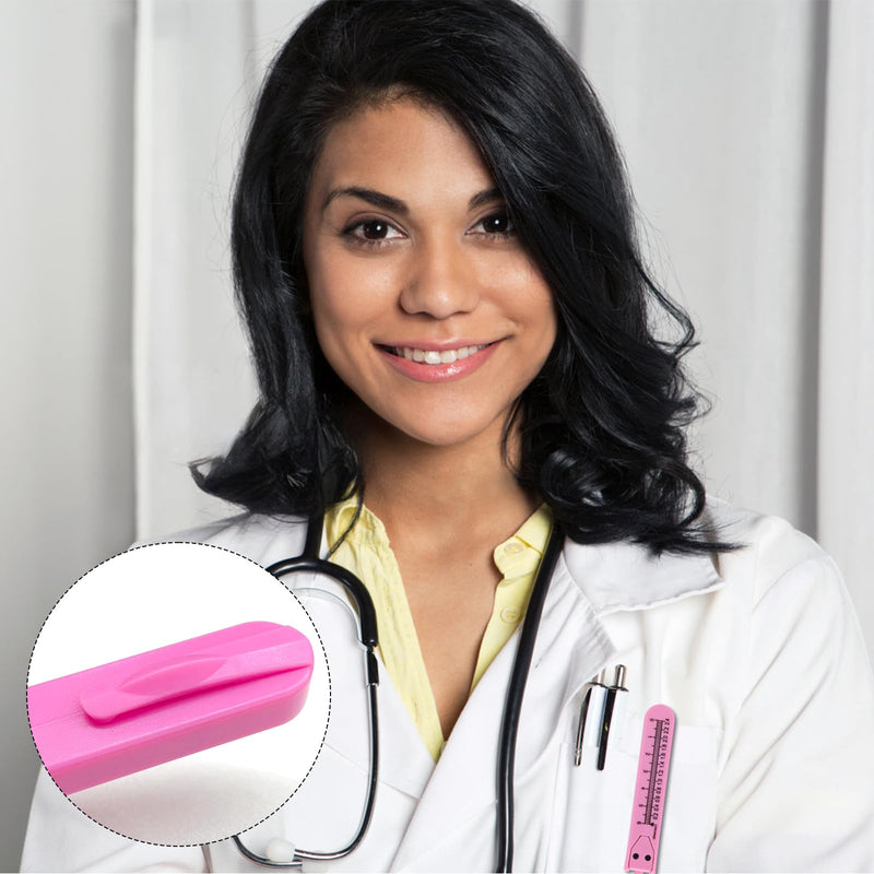 Calipers Measuring Tool for Nursing, Calipers Measuring Tool with Ruler Nurse or Doctor Electrocardiographs Measuring Tool Caliper Electrocardiogram Drafting Divider for Monitor (Pink)