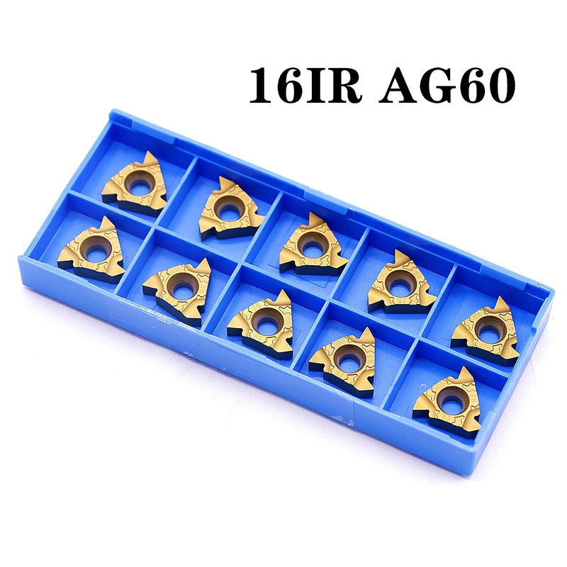 5/8" SER1616H16 SEL1616H16 Lathe Holder Tool with 20pcs 16ER/IR AG60,Pack of 26