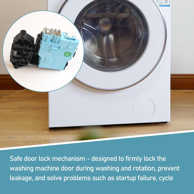 EBF49827801 Washer Door Lock Switch Assembly - Compatible with L-G/Ken-More Washing Machines - Replaces 6601ER1004C, 6601ER1004E, EBF49827802, 1268254