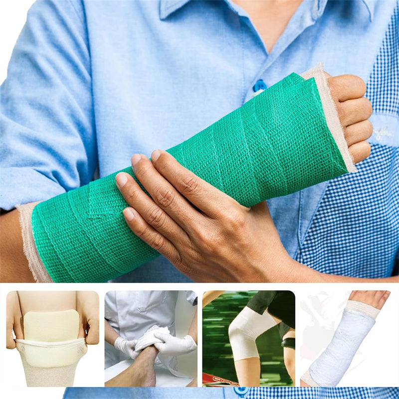 Tubular Bandage Stockinette Tubing Compression Bandages Size D Elastic Tubing Bandage Gauze Roll for Arm Leg Knee Cast Plaster, 3.0 inches x 26 Feet