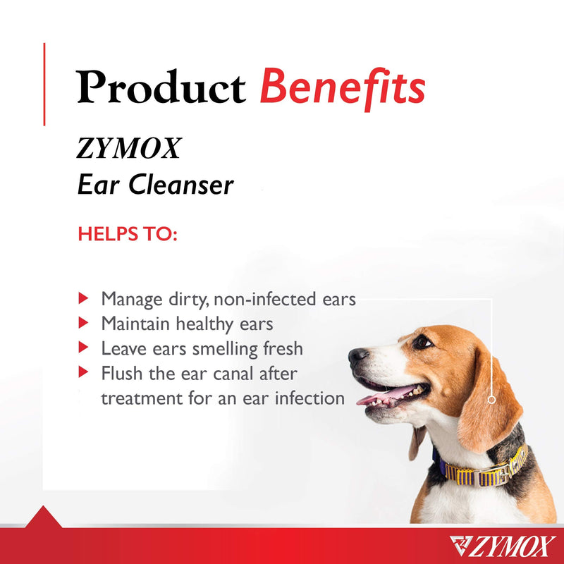ZYMOX Ear Cleanser - 4 oz. Bottle - PawsPlanet Australia