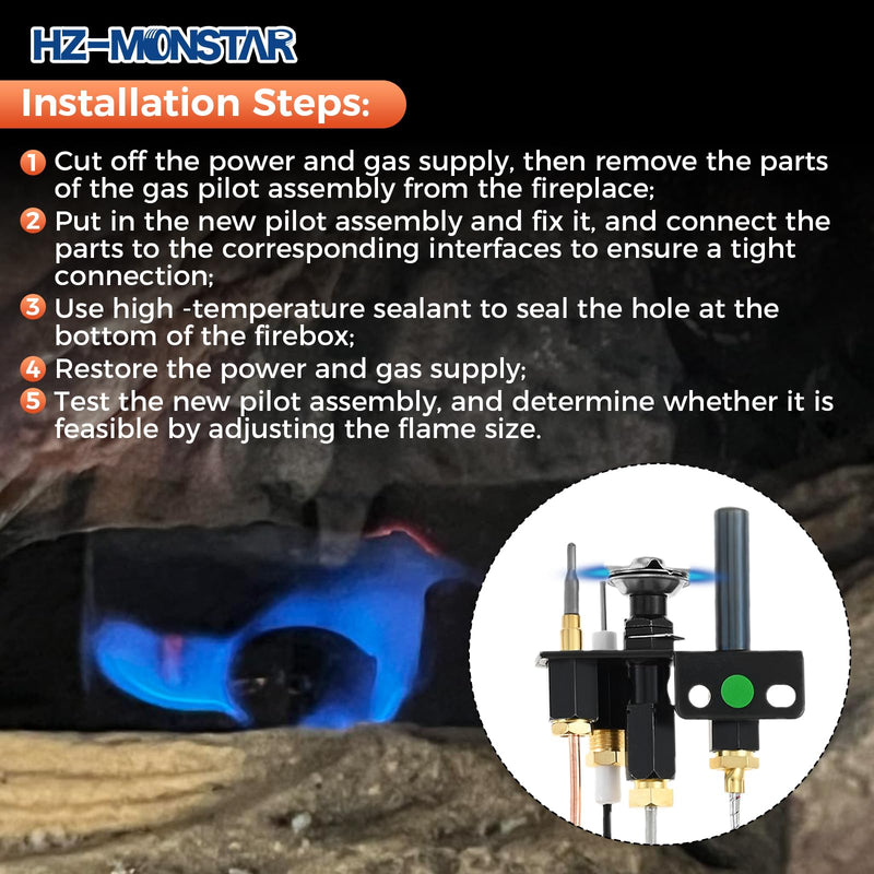 69L17 Pilot Assembly for Natural Gas, ODS Ignition Assembly