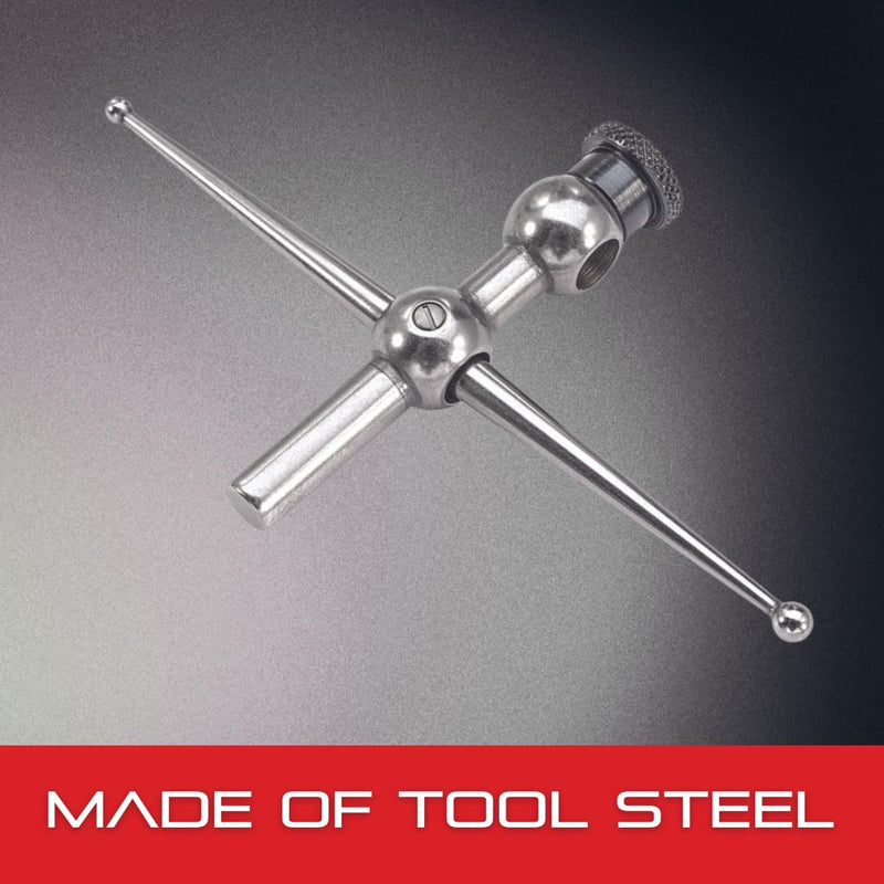 Starrett Universal Dial Test Indicator Attachment with Back Plunger for 196 and 196M Series Only to be Used Over Obstructions - Made of Tool Steel - 196F