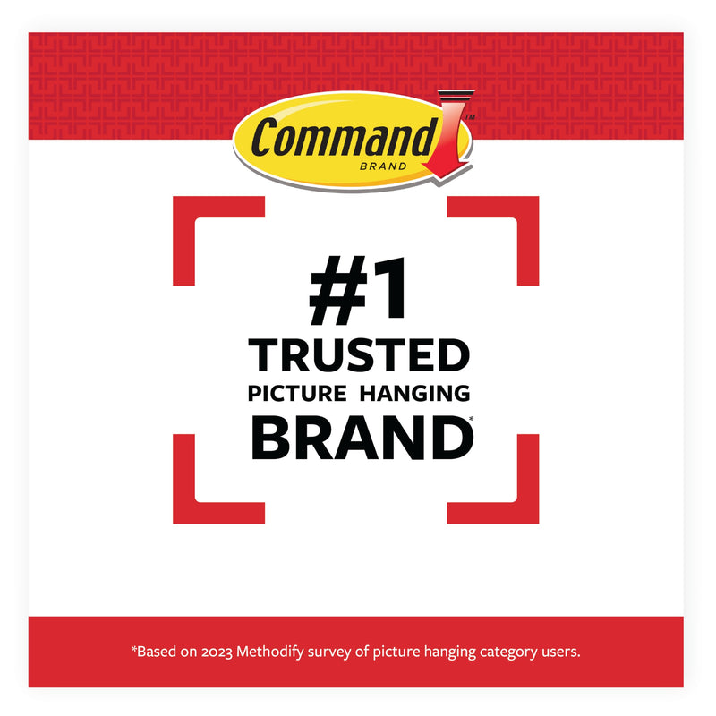 Command 15 lb Large Picture Hanging Strips 14 Pairs (28 Command Strips), Damage Free Hanging Picture Hangers, No Tools Wall Hanging Strips for Home Decor, White Adhesive Strips - NewNest Australia