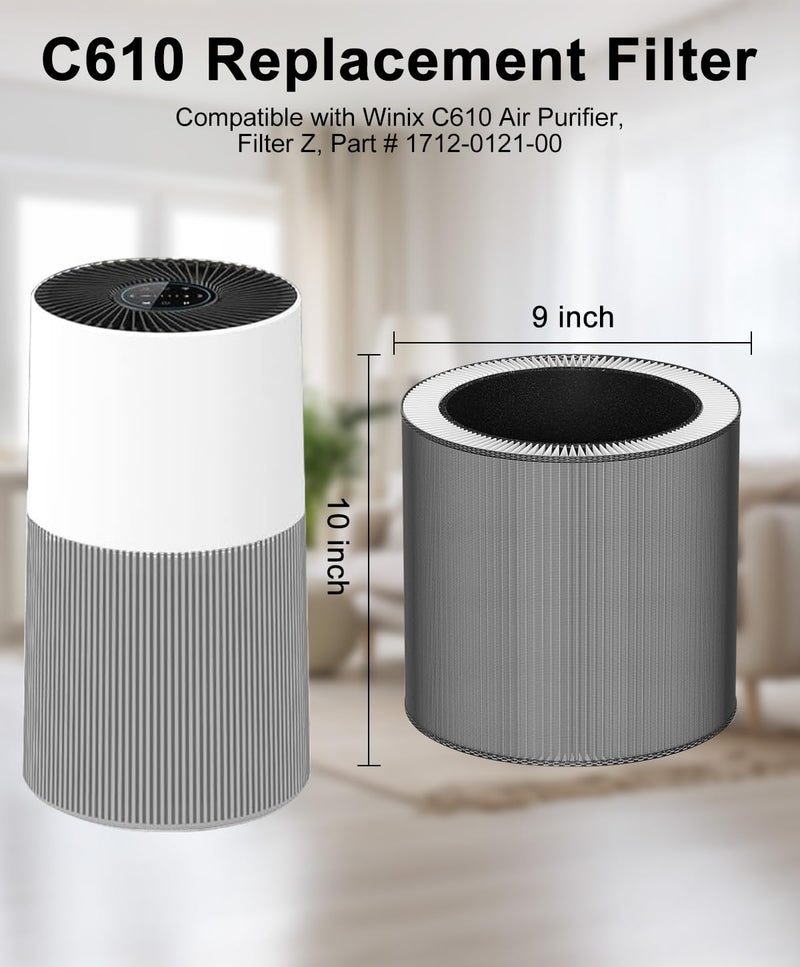 C610 Replacement Filter for Winix C610, 2 Pack