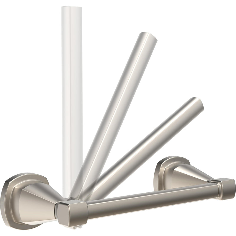 Delta Faucet 77655-SS Stryke Double Post Pivoting Toilet Paper Holder, Stainless