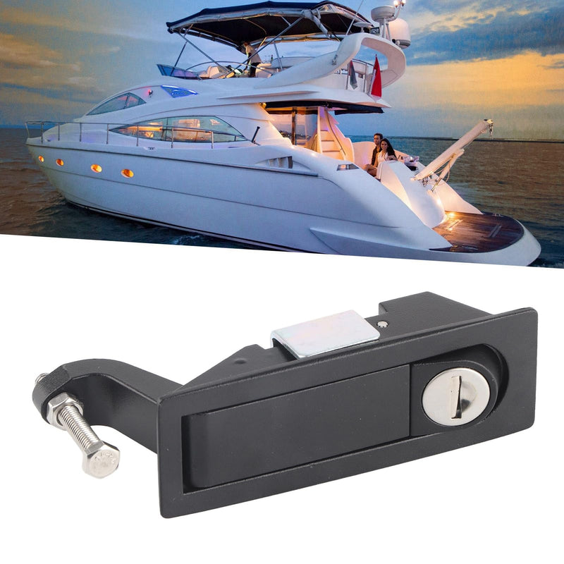 Zinc Alloy Compression Adjustable Lever with Locking Lock for RV Marine Boat Cabinet Toolbox