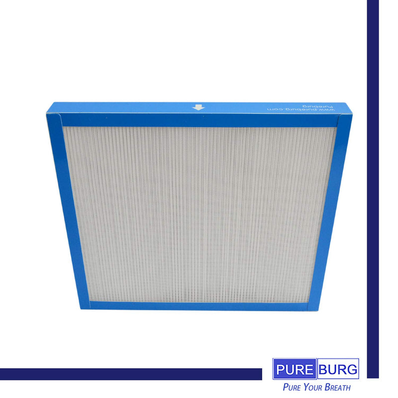 PUREBURG AF-10FL Replacement Filter Compatible with HoMedics Total Clean AF-10, AP-15, AR-10 Air Purifiers, H13 True HEPA Double-Layer Filtration, Pack of 1 10.2" x 11.9" x 1.5"