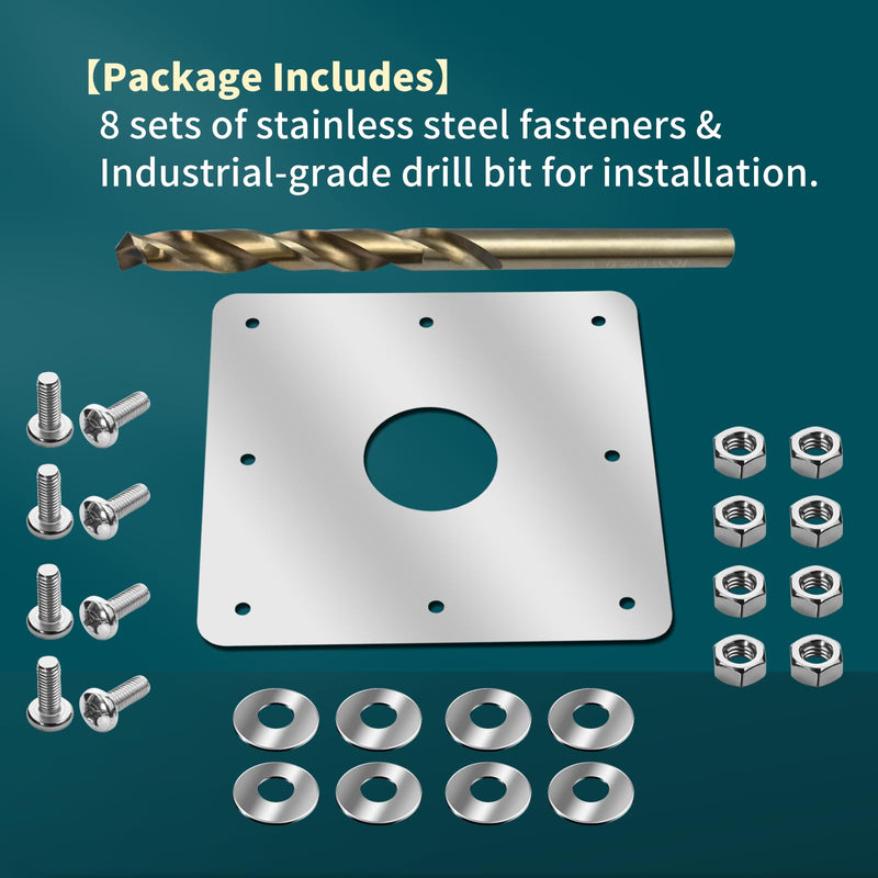 Upgraded Replacement RT0 Water Return Repair Kit, Repairs Rusted Pool Wall, Fit for Above Ground Pool Wall Repair Kit for Rust at The Water Return Fitting