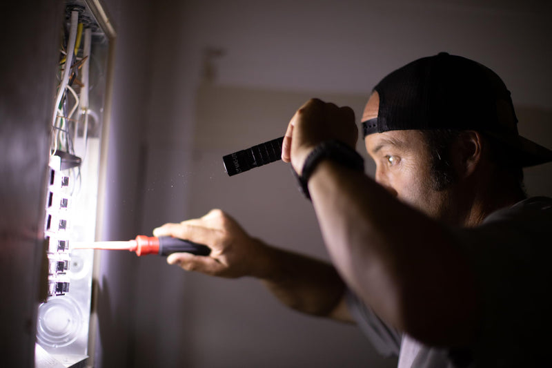 Maglite MAG-TAC 2-Cell CR123 LED Tactical Flashlight – High Lumen, Water-Resistant, QuickClick Modes Crowned Bezel – Black