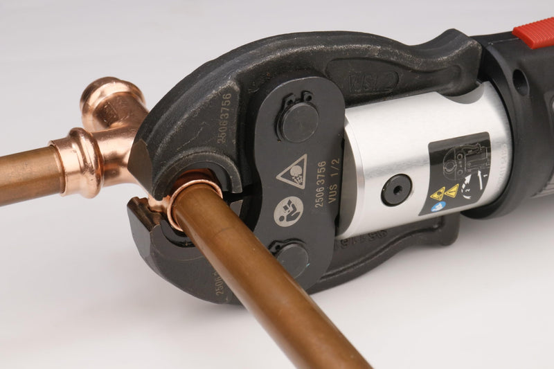 WHK 8 Packs Copper Pro press Fittings Tee 1/2 inch Press T Coupling 1/2x1/2x1/2 Press Tee