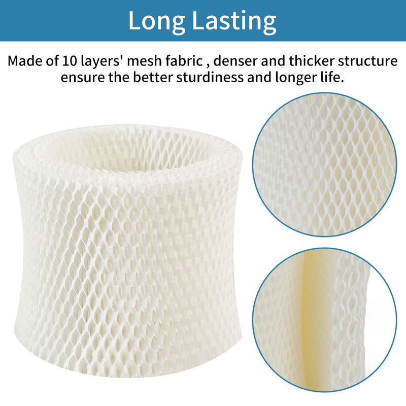 HAC-504 Humidifier Filter A Compatible with Honeywell HAC-504, HAC-504AW, HAC504V1, HCM-350, HCM-300, HCM-305T, HCM-310T, HCM-450, HCM710, HCM-600, HCM-500 Series & Cool Mist Humidifiers, 4Pack