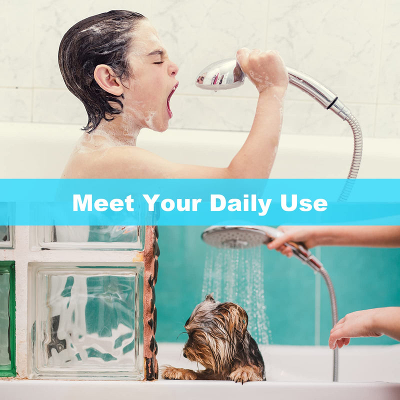 Shower Hose, 118 Inches Shower Hose Extra Long, Premium 304 Stainless Steel Shower Head Hose, Flexible Hand Held Shower Hose Extension, Universal Shower Hose Replacement G1/2 Threaded Insert and Nut - NewNest Australia