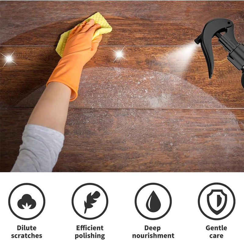Beeswax Spray Furniture Polish Spray, Natural Micro-Molecularized Beeswax Spray Cleaner with Sponge & Towel for Wood Furniture, Restores Shine and Protects Surfaces - NewNest Australia