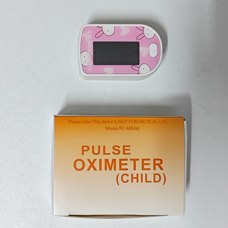 Children Fingertip Pulse Oximeter-Pediatric SpO2 Oxygen Monitor,oximeter for Kids, Cute and Compact Design Made for Children