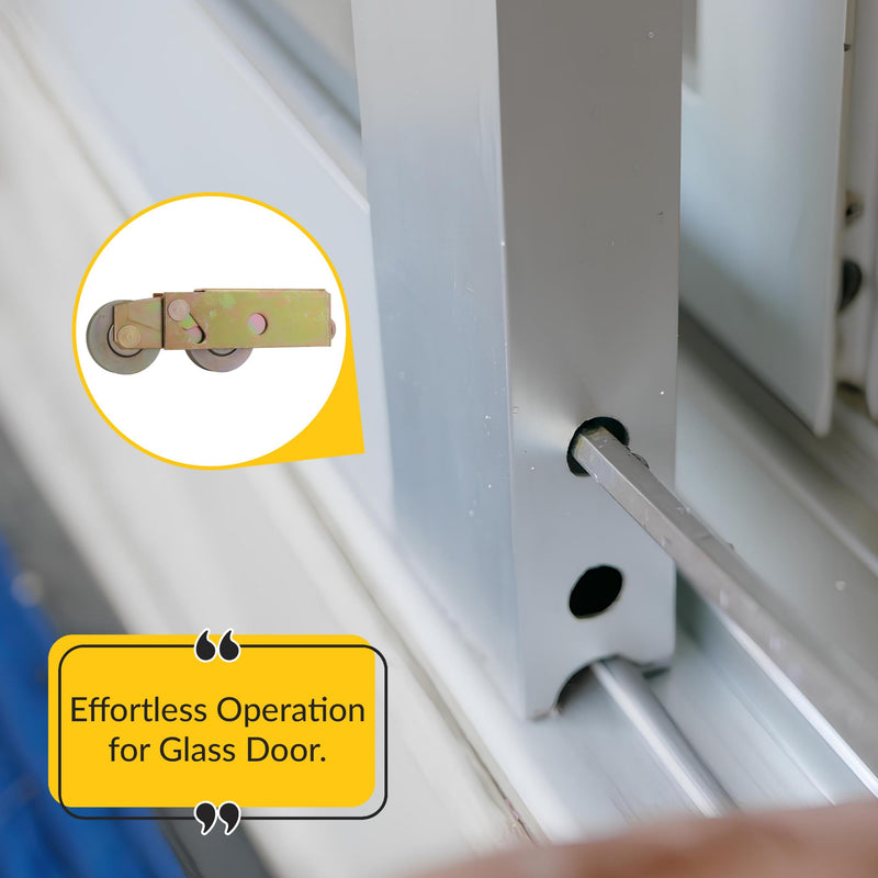 Brixwell 900-19383 Patio Door Roller Tandem with Steel Wheel solid