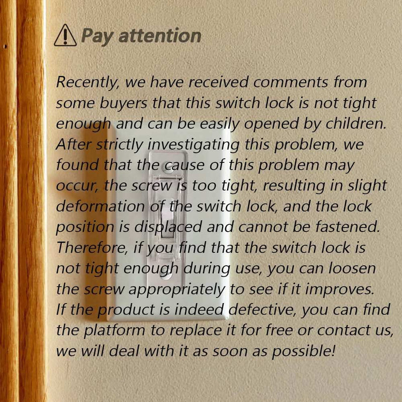 Light Switch Cover, ILIVABLE Child Proof Light Switch Guard Protects Your Lights from being Accidentally Turned On or Off by Children and Adults (Clear, 1 Pack)