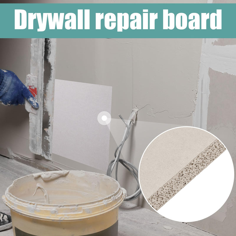 Amylove Drywall Repair Panel Drywall Patch Panel for Wall Repair(4 Pieces,6" x 6" x 1/2") 6" x 6" x 1/2" 4