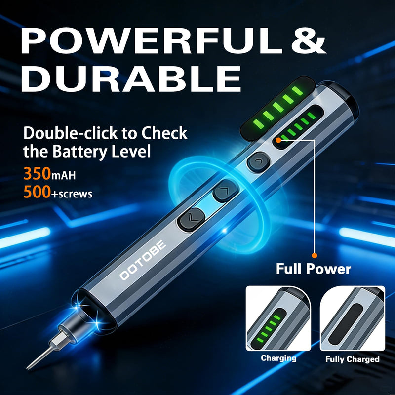 Mini Electric Screwdriver Set, 68-in-1 Cordless Precision Screwdriver Kit, 3.7V Rechargeable with 5 Adjustable Torque & 4 LED Lights, Small Power Tool for iPhone, Laptop, Drone, Glasses & Watch Repair 68 in 1 Precision Electric Screwdriver Kit