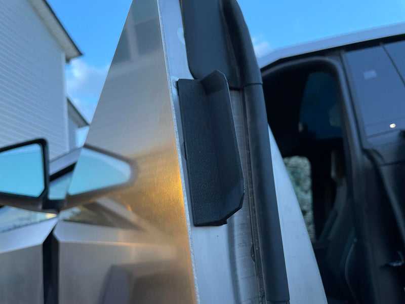 Door Handles for Tesla Cybertruck - Anti Fngerprint Cybertruck Door Handle Accessories - Easy Install Interior Carbon Fiber Door Closers (4pc)