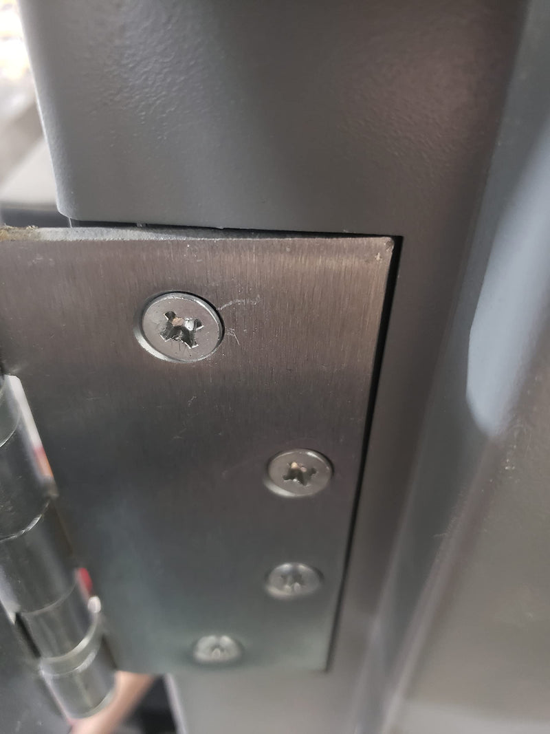 Magnetic Hinge Shims for Commercial Hinge Adjustments Door Repairs Prop Damage Sagging Hinges for use with 4"x4" 4-1/2" x 4-1/2" 5" x 5" Hinges Each Pack Contains 50 shims 4" x1/4"