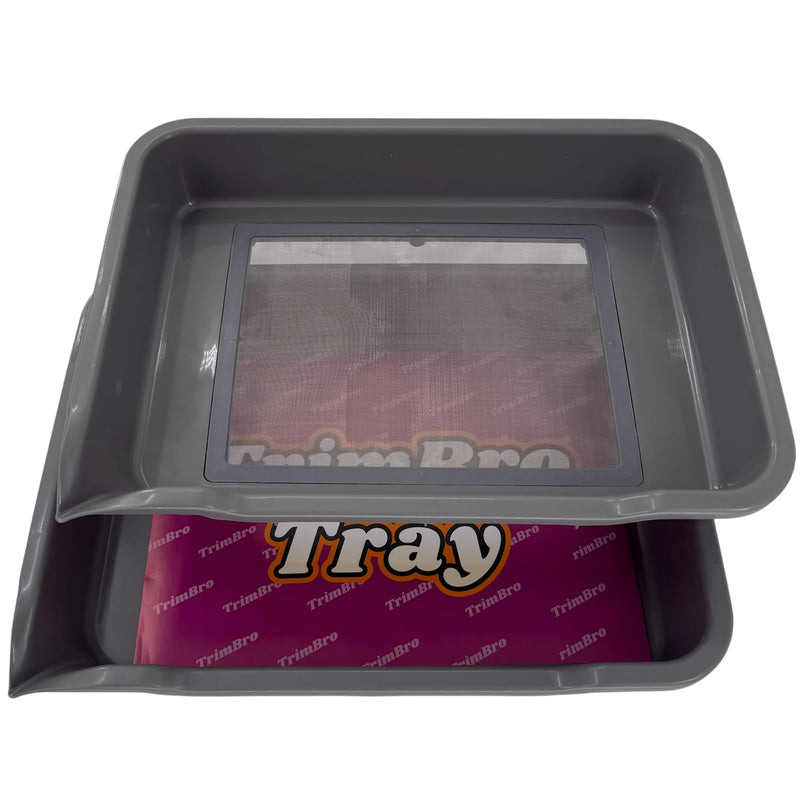 Trim Tray with Pour Spout & Replaceable 150 Micron Screen | Cleaner Collection, Less Waste