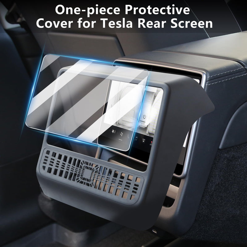 TOPABYTE Rear AC Vents Cover for Tesla Model Y Juniper Model 3 Highland Model Y Juniper Rear Screen