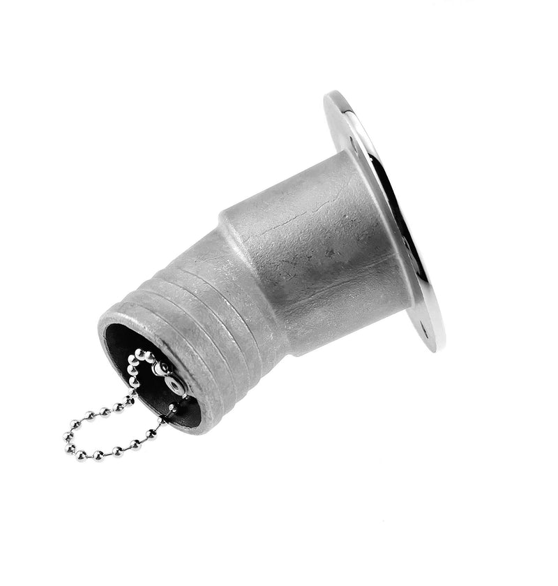 45 Degree Angle Marine Deck Filler Fill ，Stainless steel 316 Keyless Cap boat Hardware accessories Socket yacht W/ Rubber Gasket Fit for 1.5" /2” Diameter hose (Option: Diesel, 1.5" /38mm) Option: Diesel