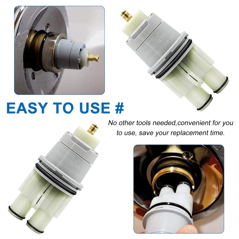 RP46074 Shower Valve Cartridge Assembly Compatible for Delta Shower and Tub 13/14 Series Faucet, Single-handle Delta Universal Valve Cartridge, Replacement for Delta Shower Cartridge. 1Pack