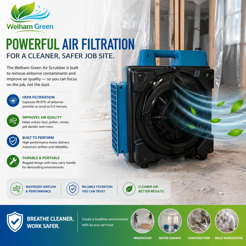 Replacement HEPA Filter Compatible with Xpower Pro Clean X-2480A & X-2580 & X-2700 Mini Air Scrubbers - Premium Replacement True HEPA filter