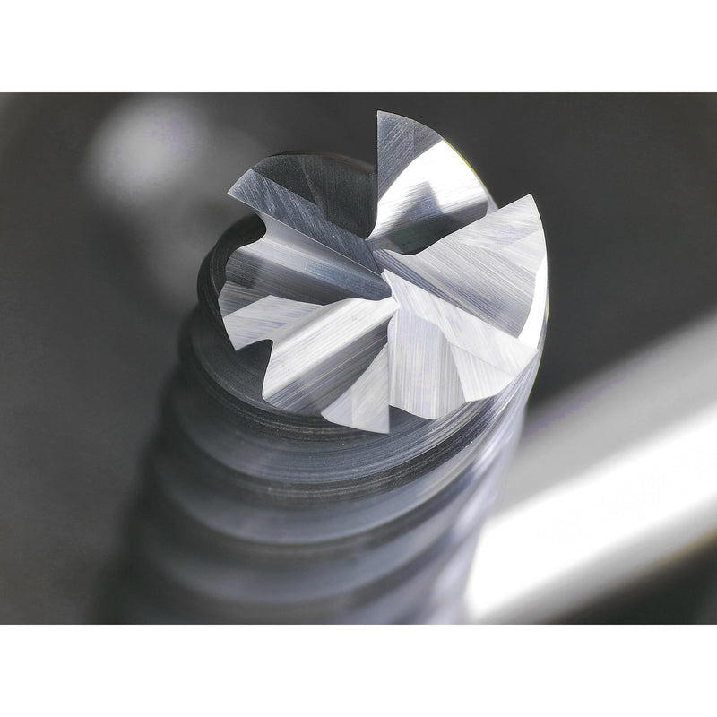 Tools Carbide End Mills,6 Flute Square Milling Cutter，High Helix Angle for High Hardness Steel Finshing Milling Processing - 1/2 Shank (1/2-3" 1PCS) 1/2-1.25-3.0" 6F 1PC