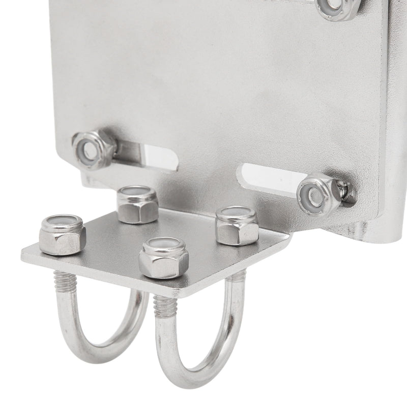 Aramox Rail Mount Anchor Bracket, 35lbs Stainless Steel Horizontal Stanchion Rail Mount Anchor Bracket Holder for Boats Yachts Ships (Small 8585SE1) Small 8585SE1