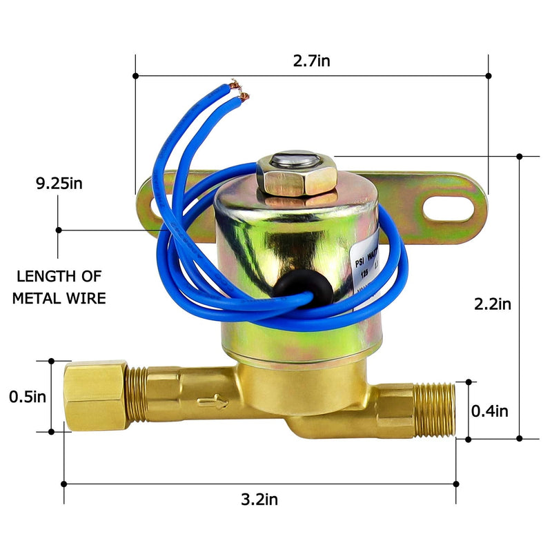 4040 Humidifier Solenoid Valve Replacement for Aprilaire, Blue