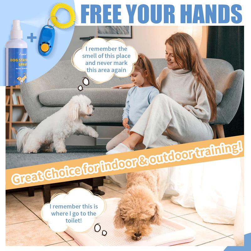 8 Oz Gentle and Effective Pet Behavior Aid, Help Dogs Stop Marking in Your Home, Effective Training Spray for Dogs to Stop Unwanted Marking and Messy Urination 8.0 Fl Oz