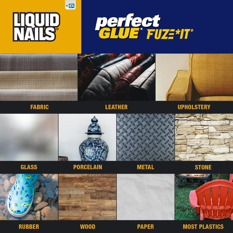 Liquid Nails Perfect Glue .75 oz. Clear Interior and Exterior Adhesive