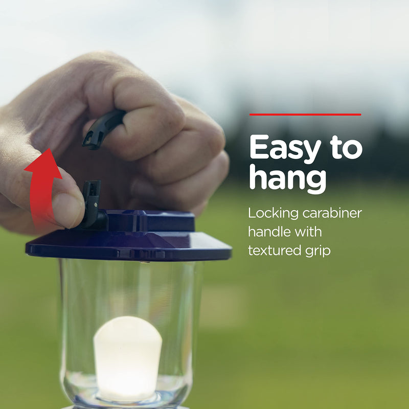 Enbrighten LED Mini Camping Lantern, Battery Powered, 200 Lumens, 40 Hour Runtime, 3 Modes, Night Light for Kids, Ideal for Hiking, Outdoors, Emergency, Snow, Hurricane and Storm Purple