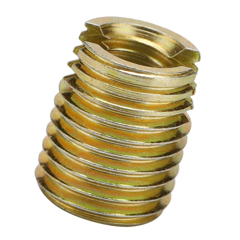 Self Tapping Thread Inserts, 20Pcs 302 Carbon Steel Thread Repair Inserts for Automotive Rail Vehicle Industry(Inner M6*1.0 Outer M9*1.0: 12mm / 0.5in) Inner M6*1.0 Outer M9*1.0: 12mm / 0.5in