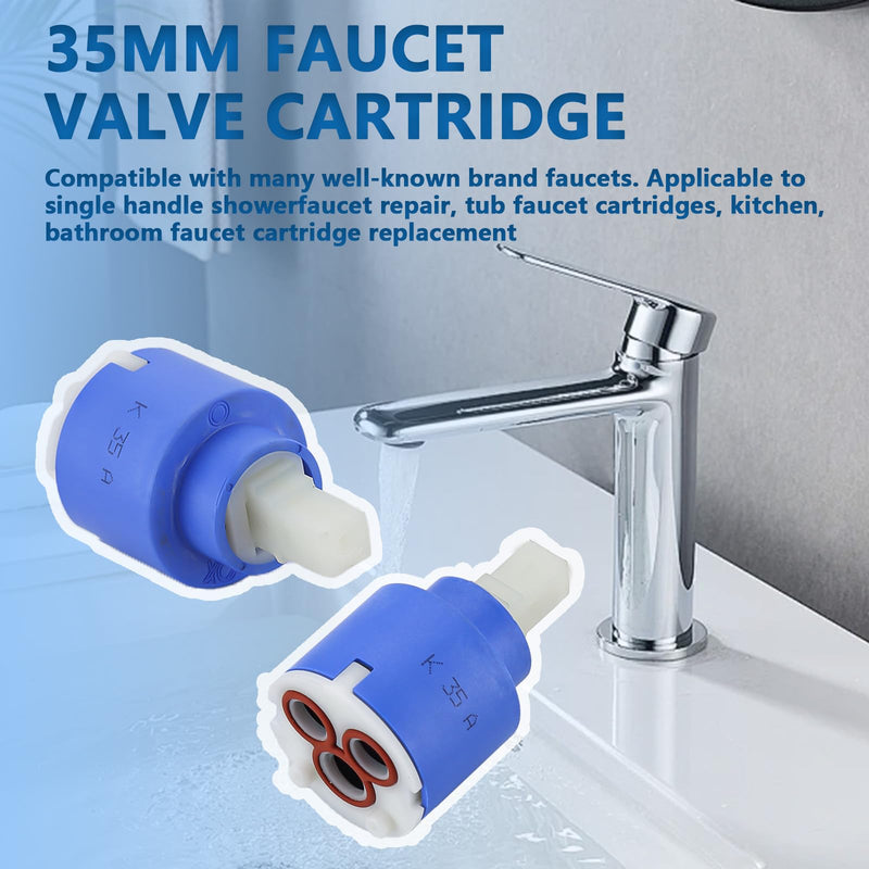 K35A Faucet Cartridge, Replacement Cartridge Compatible with La Torre, Gerber, Danze & Moen, Kitchen & Bathroom Faucet Cartridge Replacement