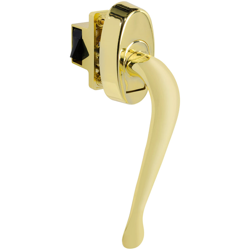 Wright Products - Villa Pull Handle for Screen and Storm Doors, Brass Plated