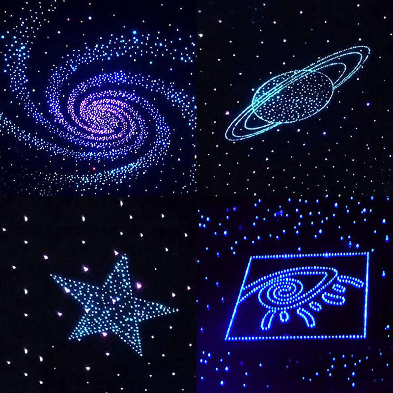 AMKI Plastic 0.08in/2mm Diameter 164ft(50Meter) PMMA Fiber Optic Roll End Glow Cable for All Kind Led Star Ceiling Light Kit