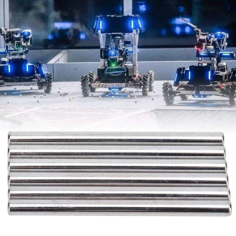 D Axle Accuracy 80x6mm 6pcs Ground Industrial Robot Parts 303/304 Stainless Steel for Machine Equipment